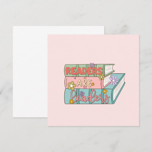 Readers zijn leiders (Voorkant / Achterkant)