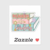 Readers zijn leiders sticker (Vel)
