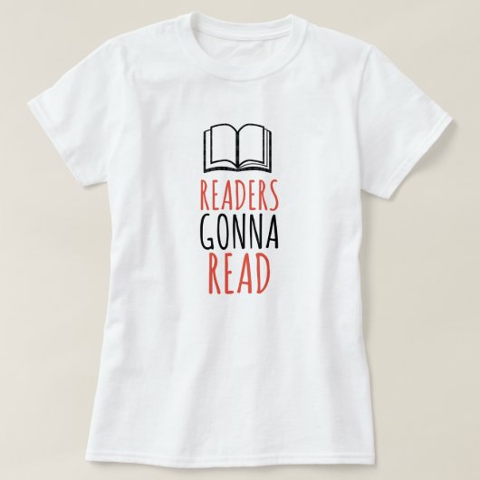 Readers zullen T-Shirt lezen (Design voorkant)