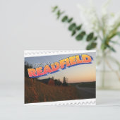 Readfield, Wisconsin boerderij Briefkaart (Staand voorkant)