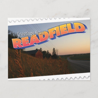 Readfield, Wisconsin boerderij Briefkaart