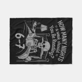 Reading 67 Meme Englieacher Funny 67 Book Lover Hu Fleece Deken (Voorkant (Horizontaal))