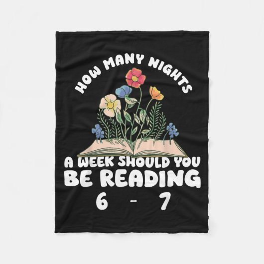 Reading 67 Meme Englieacher Funny 67 Book Lover Hu Fleece Deken (Voorkant)