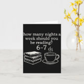 Reading 67 Meme Englieacher Funny 67 Book Lover Hu Kaart (Gele Bloem)