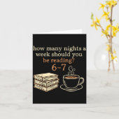 Reading 67 Meme Englieacher Funny 67 Book Lover Hu Kaart (Gele Bloem)