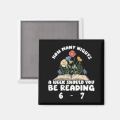 Reading 67 Meme Englieacher Funny 67 Book Lover Hu Magneet (Voorkant / Achterkant)