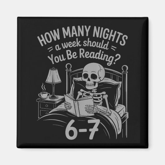 Reading 67 Meme Englieacher Funny 67 Book Lover Hu Magneet (Voorkant)