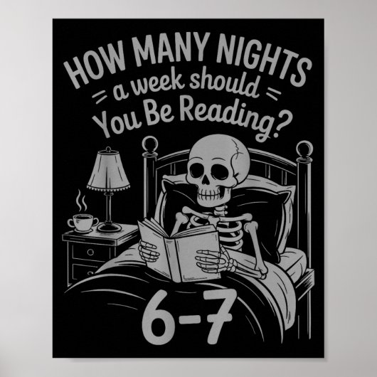 Reading 67 Meme Englieacher Funny 67 Book Lover Hu Poster (Voorkant)