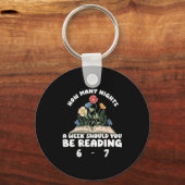 Reading 67 Meme Englieacher Funny 67 Book Lover Hu Sleutelhanger (Voorkant)