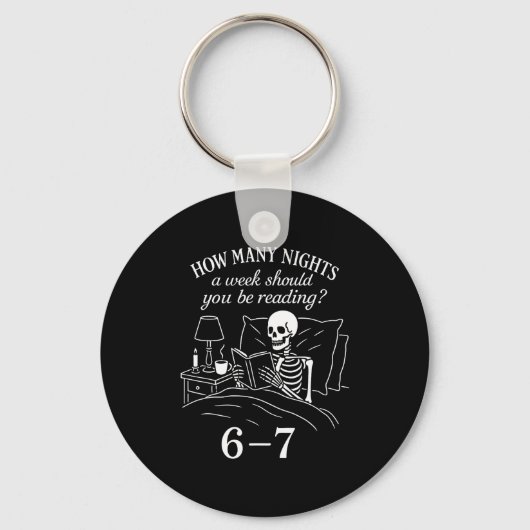 Reading 67 Meme Englieacher Funny 67 Book Lover Hu Sleutelhanger (Voorkant)
