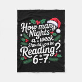 Reading 67 Meme Englieacher Funny 67 Christmas  Fleece Deken (Voorkant)
