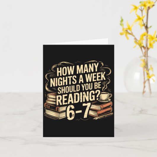 Reading 67 Meme Englieacher Funny 67 Librarian  Kaart (Gele Bloem)