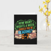 Reading 67 Meme Englieacher Funny 67 Librarian  Kaart (Gele Bloem)