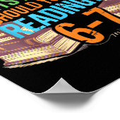 Reading 67 Meme Englieacher Funny 67 Librarian  Poster (Hoek)