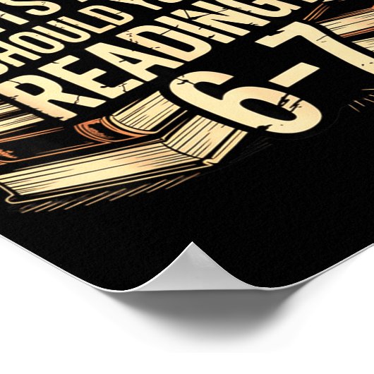 Reading 67 Meme Englieacher Funny 67 Librarian  Poster (Hoek)