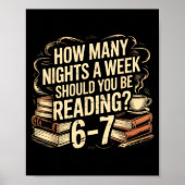 Reading 67 Meme Englieacher Funny 67 Librarian  Poster (Voorkant)