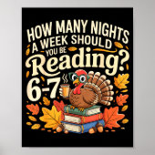 Reading 67 Meme Englieacher Funny 67 Turkey  Poster (Voorkant)
