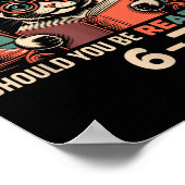 Reading 67 Meme Englieacher In Funny 67 Retro Cat Poster (Hoek)