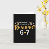 Reading 67 Meme Teacher School Librarian Englieach Kaart (Gele Bloem)