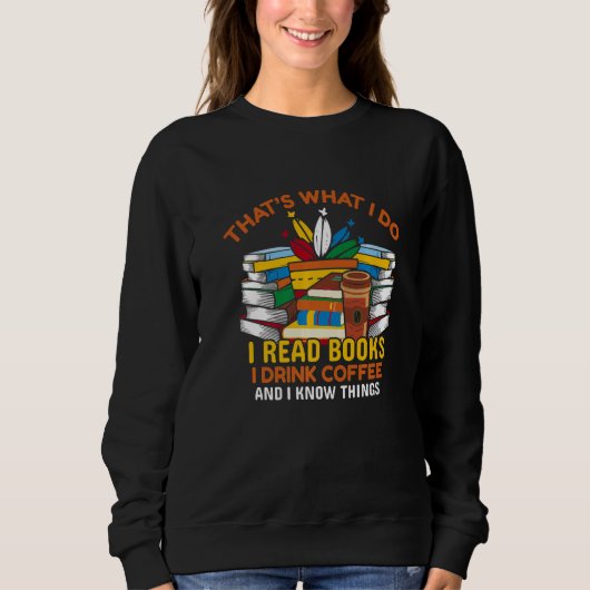 Reading adventure book readers apparel funny quote trui (Voorkant)