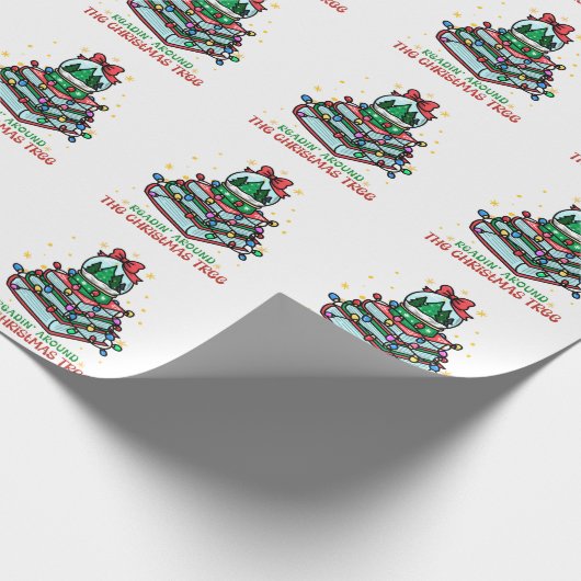 Reading Around the Christmas Tree  Cadeaupapier (Hoek)