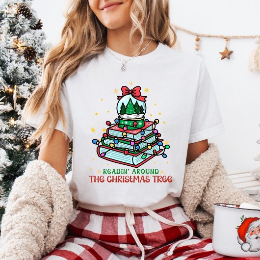 Reading Around the Christmas Tree  T-shirt