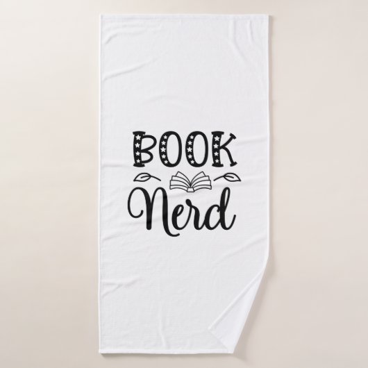 Reading Art Book Nerd Badhanddoek (Badhanddoek)