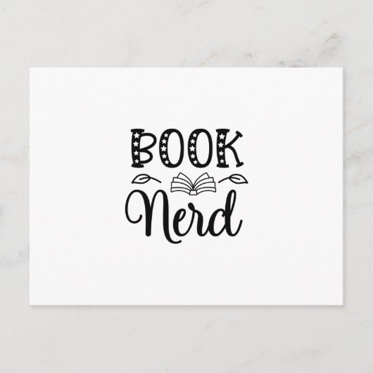 Reading Art Book Nerd Briefkaart (Voorkant)