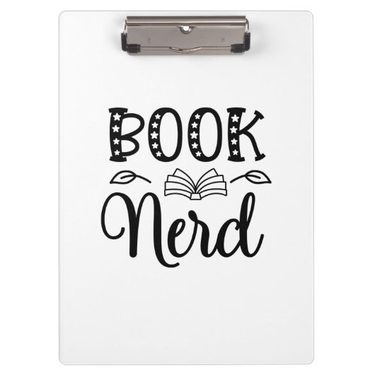 Reading Art Book Nerd Klembord (Voorkant)