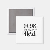 Reading Art Book Nerd Magneet (Voorkant / Achterkant)