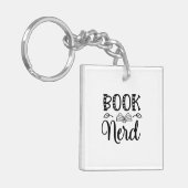 Reading Art Book Nerd Sleutelhanger (Voorkant Links)