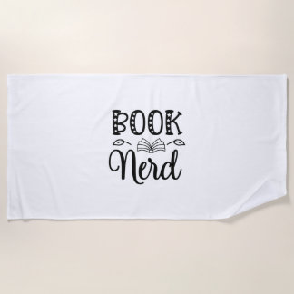 Reading Art Book Nerd Strandlaken