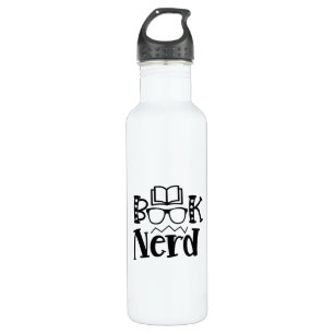 Reading Art Book Nerd Waterfles