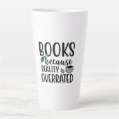 Reading Art Books Because Reality Is Overeated Latte Mok (Voorkant)