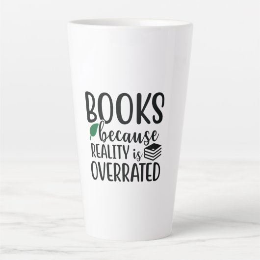 Reading Art Books Because Reality Is Overeated Latte Mok (Voorkant)