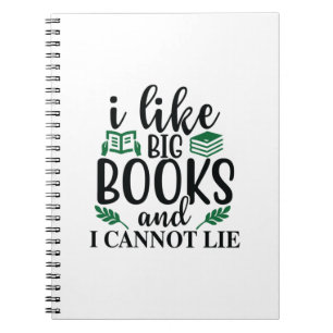 Reading Art I Like Big Books And I Can't Lie Notitieboek