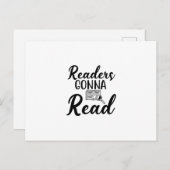 Reading Art Readers Gonna Read Briefkaart (Voorkant / Achterkant)