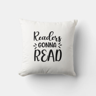 Reading Art Readers Gonna Read Kussen