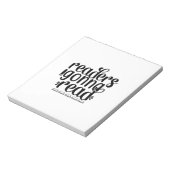 Reading Art Readers Gonna Read Notitieblok (Linkerzijde)