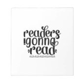 Reading Art Readers Gonna Read Notitieblok (Voorkant)
