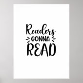 Reading Art Readers Gonna Read Poster (Voorkant)