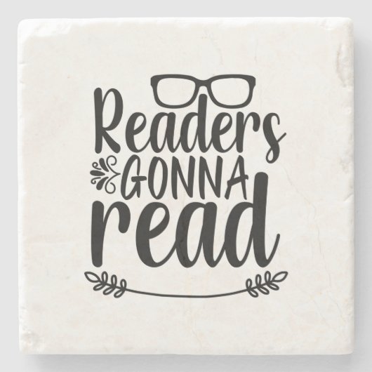 Reading Art Readers Gonna Read Stenen Onderzetter (Voorkant)