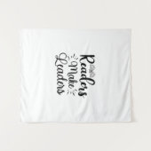 Reading Art Readers Make Leaders Wandkleed (Voorkant (horizontaal))