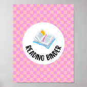 reading binder title insert page  poster (Voorkant)