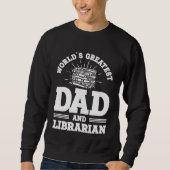 Reading Book Dad Librarian Trui (Voorkant)
