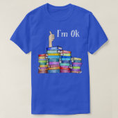 Reading Book Lovers I'm Ok National Book Lovers Da T-shirt (Design voorkant)