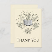 Reading Books Books Lover Bedankkaart (Voorkant / Achterkant)