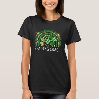 Reading Coach Rainbow Lucky St Patrick's Day Shamr T-shirt