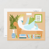 Reading Cockatoo Postcards Feestdagenkaart (Voorkant / Achterkant)