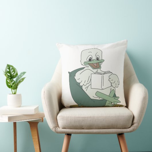 Reading Duck Throw Pillow Kussen (Stoel)